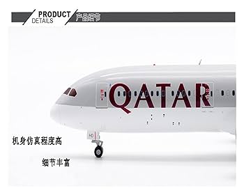 Amazon.co.jp: 1:200 スケール カタール航空 B787-9 A7-BHD 合金
